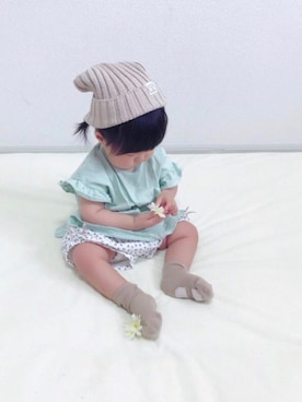 YuAchiさん（キッズ・70cm）の夏コーディネート