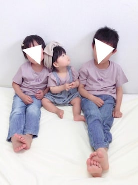 YuAchiさん（キッズ・70cm）の夏コーディネート