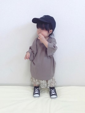 YuAchiさん（キッズ・70cm）の秋コーディネート