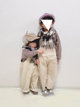 YuAchiさん（キッズ・70cm）の冬コーディネート