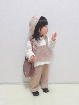 YuAchiさん（キッズ・70cm）の冬コーディネート