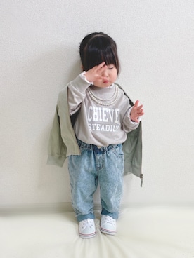 YuAchiさん(キッズ・70cm)の春コーディネート