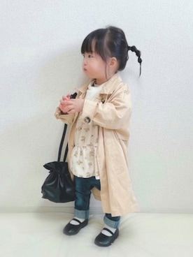 YuAchiさん（キッズ・70cm）の春コーディネート