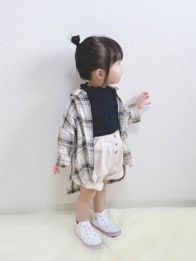 YuAchiさん(キッズ・70cm)の春コーディネート