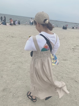 「アイテム（ヘアゴム）」を使った、 き ぃさん（レディース・149cm）の夏コーディネート