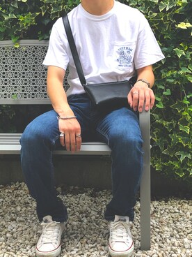 鯵のなめろうさん（メンズ・170cm）の夏コーディネート