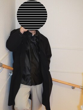 「LEPSIM（レプシィム）のアイテム」を使った、しーさん（メンズ・177cm）の冬コーディネート