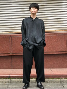 「MARITHE + FRANCOIS GIRBAUD（マリテフランソワジルボー）のアイテム（シャツ/ブラウス）」を使った、HILOさん（メンズ・182cm）の夏コーディネート
