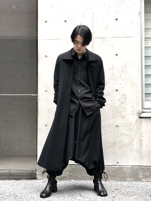 【Yohji Yamamoto】Ground Y コットンツイルダブルコート - www.black.ninja