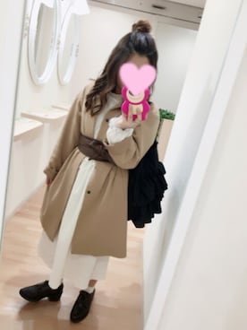 「オックスフォードシューズ」｜「アイテム（財布/小物）」を使った、kamukumatanさん（レディース・148cm）の秋コーディネート