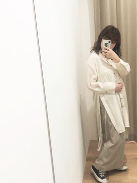 KAZUE KAWAMOTOさん（レディース・164cm）の春コーディネート