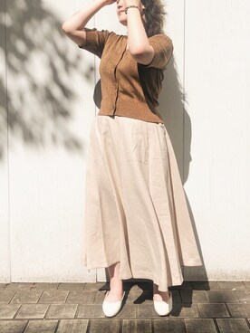 KAZUE KAWAMOTOさん(レディース・164cm)の春コーディネート