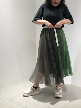 KAZUE KAWAMOTOさん（レディース・164cm）の春コーディネート