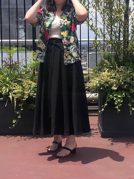 KAZUE KAWAMOTOさん（レディース・164cm）の夏コーディネート