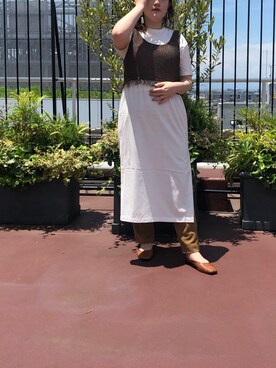 KAZUE KAWAMOTOさん（レディース・164cm）の夏コーディネート