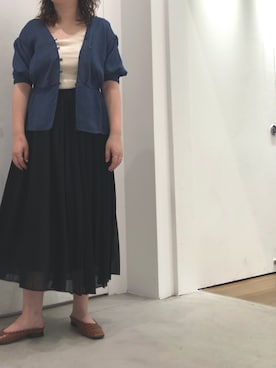 KAZUE KAWAMOTOさん（レディース・164cm）の夏コーディネート