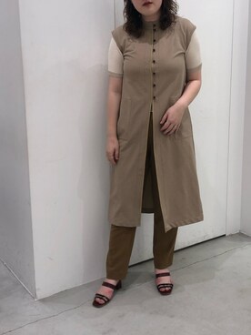 KAZUE KAWAMOTOさん（レディース・164cm）の夏コーディネート