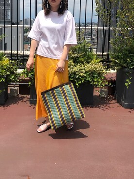 KAZUE KAWAMOTOさん(レディース・164cm)の夏コーディネート