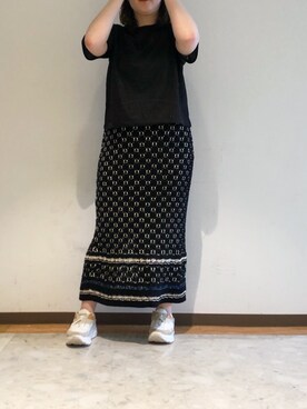 KAZUE KAWAMOTOさん（レディース・164cm）の夏コーディネート