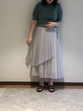 KAZUE KAWAMOTOさん(レディース・164cm)の夏コーディネート