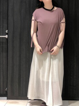 KAZUE KAWAMOTOさん(レディース・164cm)の夏コーディネート