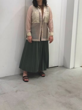 KAZUE KAWAMOTOさん（レディース・164cm）の夏コーディネート