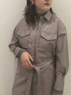 「PUBLIC TOKYO（パブリックトウキョウ）のアイテム（ブルゾン）」を使った、KAZUE KAWAMOTOさん（レディース・164cm）の秋コーディネート