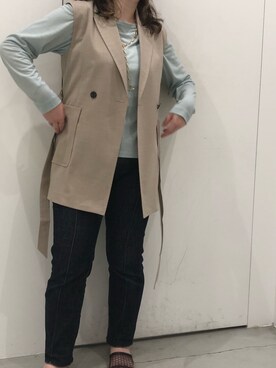 KAZUE KAWAMOTOさん(レディース・164cm)の秋コーディネート