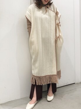 KAZUE KAWAMOTOさん(レディース・164cm)の秋コーディネート