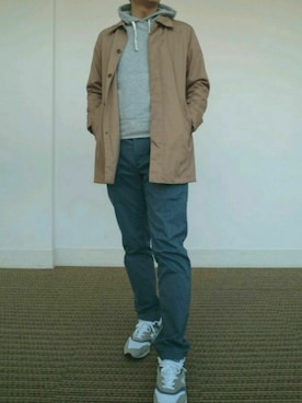 「BROWNY（ブラウニー）のアイテム（ジャケット/アウター）」を使った、ひろやすさん（メンズ・170cm）の春コーディネート