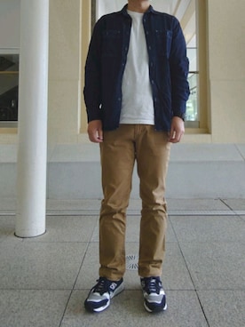 ひろやすさん（メンズ・170cm）の春コーディネート
