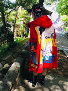 「HBA（フードバイエアー）のアイテム」を使った、natsukiさん（メンズ・165cm）の夏コーディネート