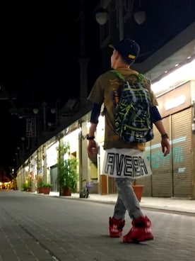 「EWING（ユーイング）のアイテム」を使った、natsukiさん（メンズ・165cm）の夏コーディネート