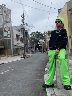 「BASIC COTTON（ベーシックコットン）のアイテム（パンツ）」を使った、life__style _7さん（メンズ・164cm）の冬コーディネート