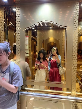 「WEEKEND(ER)（ウィークエンダー）のアイテム（ジャケット/アウター）」を使った、Jiyoonさん（レディース・172cm）の秋コーディネート