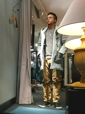 「NORTH WORKS（ノースワークス）のアイテム」を使った、keitaさん（メンズ・177cm）の冬コーディネート