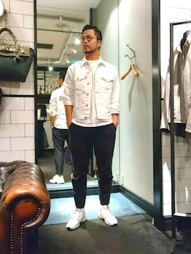 「Care label（ケアレーベ）のアイテム」を使った、keitaさん（メンズ・177cm）の春コーディネート