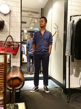 「g-stage（ジーステージ）のアイテム」を使った、keitaさん（メンズ・177cm）の夏コーディネート