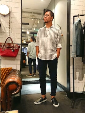 「g-stage（ジーステージ）のアイテム」を使った、keitaさん（メンズ・177cm）の夏コーディネート