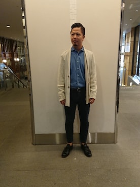 「TRANSIT（トランジット）のアイテム」を使った、keitaさん（メンズ・177cm）の春コーディネート