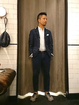 「Bevilacqua（ベヴィラクア）のアイテム」を使った、keitaさん（メンズ・177cm）の夏コーディネート