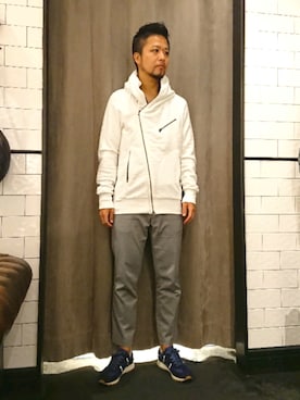 「ARMURE（アルミュール）のアイテム」を使った、keitaさん（メンズ・177cm）の夏コーディネート