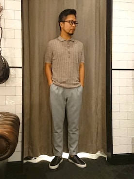 「CIRCOLO 1901（チルコロ 1901）のアイテム」を使った、keitaさん（メンズ・177cm）の夏コーディネート