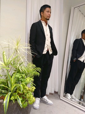 「ROYAL ROW（ロイヤル ロウ）のアイテム」を使った、keitaさん（メンズ・177cm）の秋コーディネート