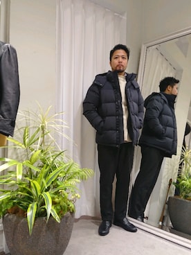 「WOOLRICH（ウールリッチ）のアイテム（ジャケット/アウター）」を使った、keitaさん（メンズ・177cm）の秋コーディネート