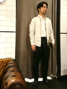 「ITTI（イッチ）のアイテム（バッグ）」を使った、keitaさん（メンズ・177cm）の春コーディネート