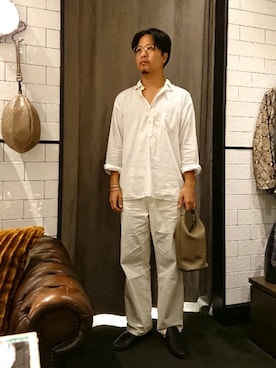 「スリッパ」｜keitaさん（メンズ・177cm）の夏コーディネート