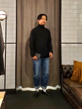 「ITTI（イッチ）のアイテム（財布/小物）」を使った、keitaさん（メンズ・177cm）の冬コーディネート