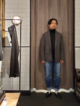 「ARMURE（アルミュール）のアイテム」を使った、keitaさん（メンズ・177cm）の冬コーディネート