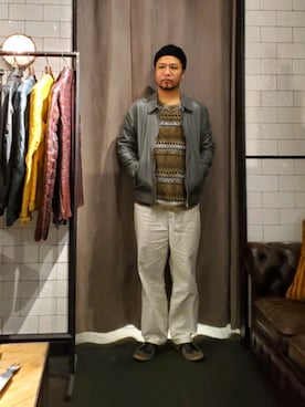 RAWLIFEのライダースジャケットを使った人気ファッション 